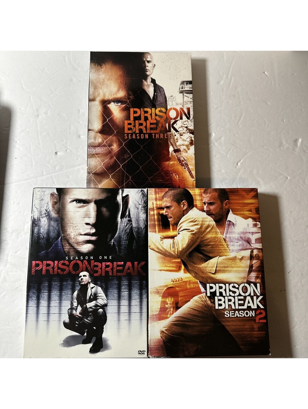 Prison Break Complete Series Seasons 1 2 And 3 DVD Lot Of 3